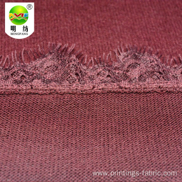 High quality polyester rayon spandex hosiery fabric